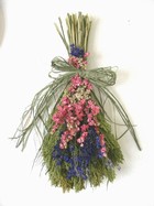 Larkspur Wreath