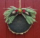 Holiday Sunflower Birdfeeder